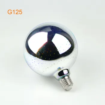 3D Ognjemet Učinek LED Obesek Žarnice Letnik Art Okras 3D lučka 110V-220V E27 Stekla Odtenek A60 ST64 G80 G95 G125