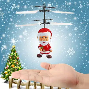 Letenje induktivna Mini RC Brnenje Božič oče Božiček RC helikopter darila čarobno Božično darilo SRC Zrakoplova za otroke fantje