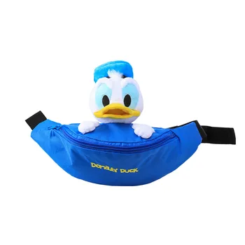 Novih Pristen Disney Donald Duck Medved Plišastih Lutka pasu vrečko Oxford krpo torba ljubko moda messenger bag otroci igrače