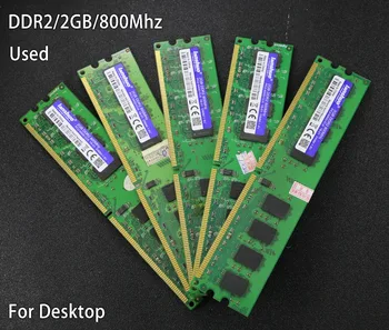 Original čipov 2GB DDR2 PC2-6400 800MHz 667Mhz Namizje RAM, PC DIMM Pomnilnik RAM 240 zatiči 4g 2g 800 667