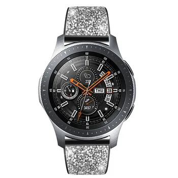 22 MM Jekla, Trak za Samsung Galaxy Watch 3 45mm/46mm/Prestavi S3 Gramoz Diamond Modno Kovinsko Zapestnico za Huawei GT 2 1 Watchband