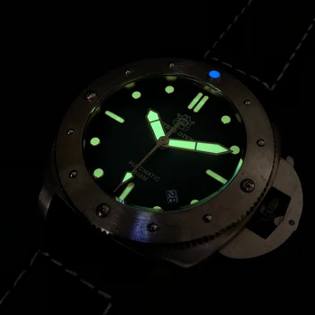 STEELDIVE 500 m Diver Watch Svetlobna Samodejni Watch Bronasto Ploščo Sapphire Kristalno Japonska NH35 Mehanske Ure Moške
