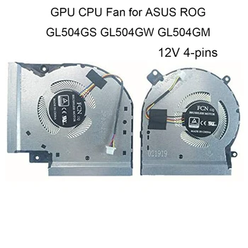 Računalnik Navijači GPU za ASUS ROG Strix GL504 G GS GL504GM GL504GW CPU Hladilni ventilator FK7T FK7U 12V 13NR00L0P12011 13NR00L0P11011 nova