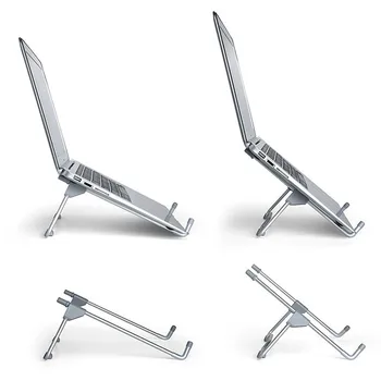 Visoka Kakovost 1PC Zložljiva Laptop Stand Gledanja/Višina Nastavljiva Aluminij Zlitine Vesa Podpora 10-17inch Zvezek