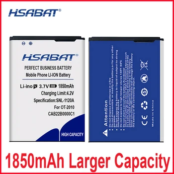 HSABAT 0 Cikel Novih 1850mAh Baterije ALCATEL OT-2010X CAB22B0000C1 OT-665X OT-356 OT-2010D OT-2010 brezplačna dostava