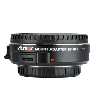 Viltrox EF-M2II speed Booster Adapter Osrednja Reduktorjem Auto-focus 0.71 x za Canon EF, nastavek objektiva za Panasonic Olympus fotoaparat M43