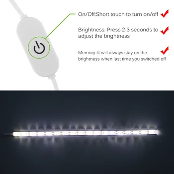 Šivalni Stroj Luči LED Trakovi Luči Komplet 5 v DC Prilagodljiv USB Šivanje Lahkih Industrijski Stroj Delovne Luči Šivalni Stroj Svetlobe