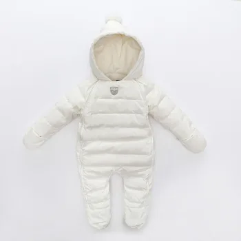 0-2 let starega otroka pozimi navzdol jumpsuit vzpela oblačila s skp Snežinke trak preplete
