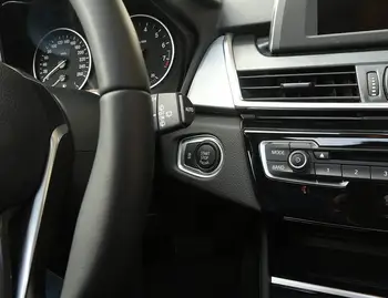 ABS Chrome Engine Start Gumb Obroč Trim 1pc Za BMW 2 Serija F45 F46 218i 220i-2017
