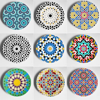 Edinstven Slog Stenske Tablice Islamske Mozaik Vzorec Steno Zaslon Dekorativne Plošče Lepe Design, Dom In Vrt Keramične Umetnosti Ploščo