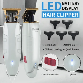 Profesionalni Električni Barber Lase Clipper+Nos Hair Trimmer T-Outliner Konča Stroj Za Rezanje Brado Brivnik Britev Brivnik Kosilnico