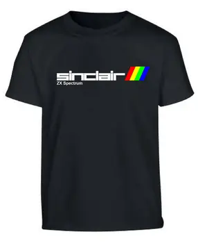 Sinclair Zx Spectrum Mens Retro T Shirt 80. in Video Igre, igre Na Srečo T Shirt Črna