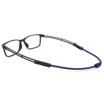 Šport Optičnih Očal Okvir Kvadratnih Magnetnih Sunkov Magnet, Ki Visi Na Vratu Nastavljiv Kratkovidnost Eyeglass Za Ženske, Moške
