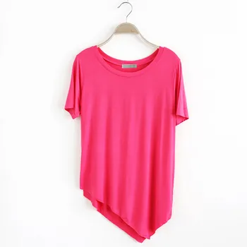 2020 blagovne znamke ženske Nezakonitih bombaža T-shirt,velika velikost XS-4XL 5XL 6XL Trdnih Temeljnih Tshirt Ženske Vrhovi črna bela modra rdeča, roza, Siva