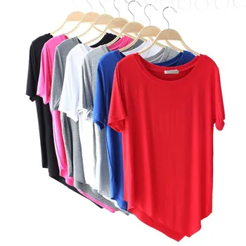 2020 blagovne znamke ženske Nezakonitih bombaža T-shirt,velika velikost XS-4XL 5XL 6XL Trdnih Temeljnih Tshirt Ženske Vrhovi črna bela modra rdeča, roza, Siva