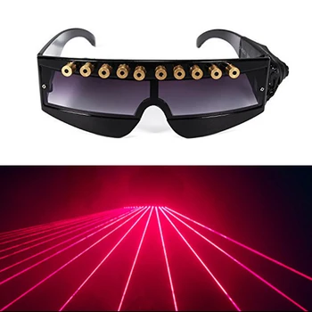 Led Laser Disco Luči, barve, glasbe Očala DJ Fazi ortable Eyeglass Laser Noč Lučka Dvorana Bar Počitnice Božično zabavo Svetlobe