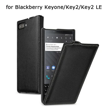 Nova Moda Primeru za Blackberry TIPKO 2 LE Pristen Krava Usnje Primere Telefon za Blackberry Key2 KEYone Kože KEY2 LE Eno Tipko