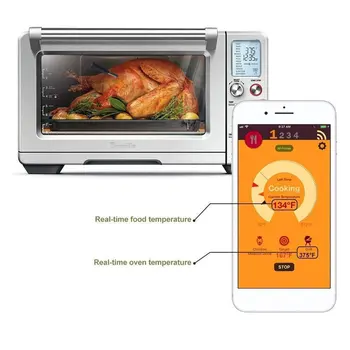 Brezžični Mesnimi Zrezek Termometer za Pečica, Žar za peko na žaru Kadilec Rotisserie Kuhinja Smart Digitalni Bluetooth Žar Dodatki
