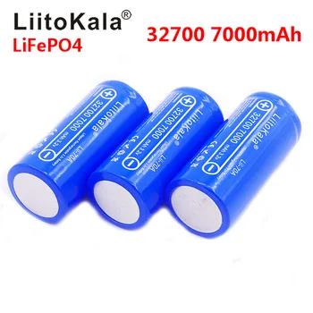 2019 novo LiitoKala Lii-70A 3.2 V 32700 6500mah 7000mAh LiFePO4 Baterije 35A Neprekinjeno Odvajanje Največ 55A High power baterije