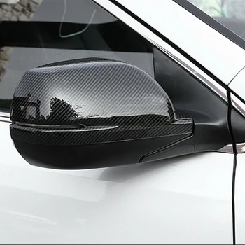 Ogljikovih Vlaken Slog Rearview Strani Ogledalo Kritje Kape Trim za Honda CR-V CRV 2017-2019