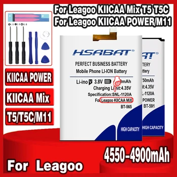 HSABAT SP-565 Baterija za Leagoo KIICAA Mix T5 T5C 4750mAh BT-591 za LEAGOO KIICAA MOČ 4800mAh BT-6202 Za LEAGOO M11