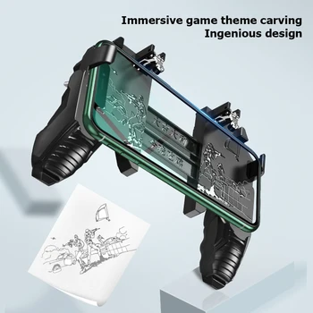 Mobilni Gamepad K31 Palčko PUBG Gaming Krmilnik Lahke Igre, Igranje Elementi za 4.7-za 6,5 palčni Pametni