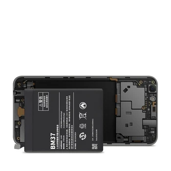 PINZHENG Mobilni Telefon BM37 Baterija Za Xiaomi Mi 5S Plus Bateria 3700mAh Pravi Zmogljivosti BM37 Zamenjava Baterries Z Orodji,