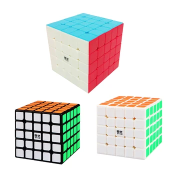 QiYi Rubbik Magic Cube 2x2x2 3x3x3 4x4x4 5x5x5 6x6x6 7x7x7 Nalepke Cubo Magico Hitrost Puzzle Igra Kocka Igrače za Otroke Začetnike