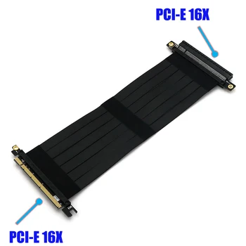 PCI Express 3.0 za Visoke Hitrosti 16x Prožni Kabel Riser Card Razširitev Adapterja Grafike, video Kartice, ki se razširi kabel Kabel za Rudarstvo
