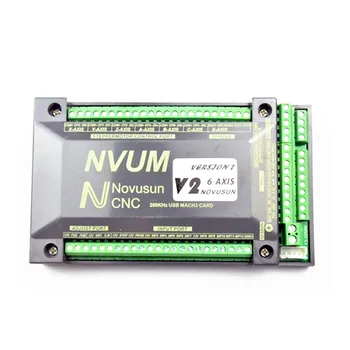 NVUM 4 Os Mach3 USB Kartice 200KHz CNC usmerjevalnik 3 4 6 Osni Nadzor Gibanja Kartico Zlom Odbor za diy stroj graverja