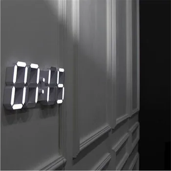 3D LED budilka digitalna ura steno Horloge dremež termometer namizna namizni ura dnevna soba office home Decor moda horolog