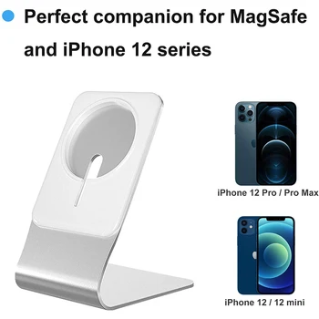 Stojalo za Polnilec MagSafe Aluminija Namizni Telefon Stojalo Držalo Združljivi z Apple MagSafe Polnjenje za IPhone 12/12Pro/12 Mini
