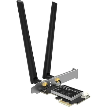 COMFAST AX200 PCIE X1 Dual Band Wireless mrežno Kartico 2,4 GHz 5GHz Bluetooth, WiFi Adapter Sprejemnik z Anteno