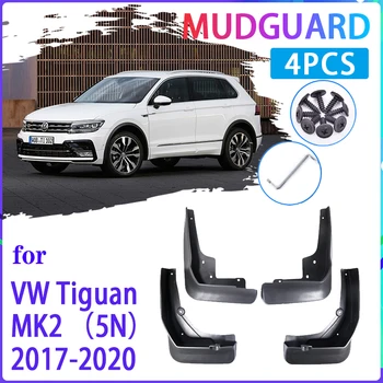 4 KOS Avto Blato Zavihki Za Volkswagen VW Tiguan 5N 2017 2018 2019 2020 MK2 Blatnika Splash Varovala Fender Mudflaps Auto Dodatki