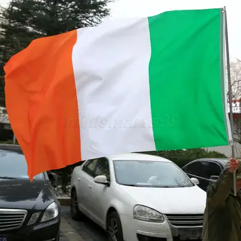 Visoka Kakovost 3f x 5 m Irske Državne Zastave Poliester Irsko Zastavo 90x150cm Notranja Zunanja Napise Za Praznovanje Velike Zastave