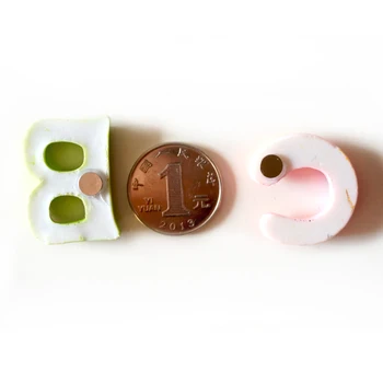 Kombinacija po meri barve pismo hladilnik magnet ustvarjalne hladilnik magneti nalepke močnim neodymium magnetom Sporočilo, objavljeno