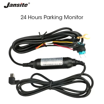 Jansite Trde Žice, Komplet Mini USB Avto Polnilec Power Inverter Pretvornik Napajalnik za Dash Kamera DVR Snemalnik Register