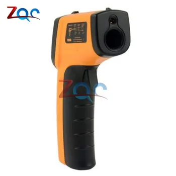 GM320 LCD Digitalni Infrardeči Termometer ℃/°F Osvetlitev Laser Temperatura Tester brezkontaktno Temperatura Pištolo -50 -330℃ za Človekove