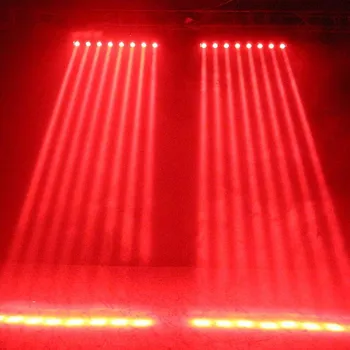 2pcs/veliko LED Bar Žarek Gibljive Glave Luči RGBW 8x12W kot Nalašč Za Mobilne DJ Disco Party nočni klub plesišču Bar