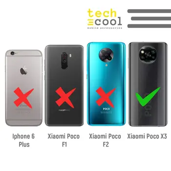 FunnyTech®Primeru kritje za Xiaomi malo X3 l Primeru Modro Nebo polka pike