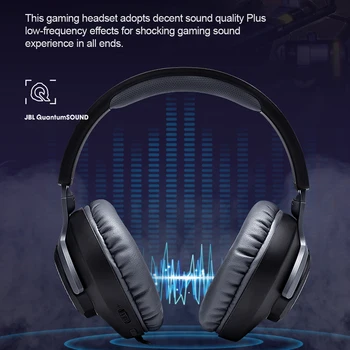 Uradni JBL QUANTUM100 Igre 7.1 Slušalke z Mikrofon Mikrofon Zložljive Slušalke Stikalo za Xbox En PC TV, Telefon za PS4 za LOL