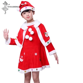 Malčka Baby Boy In Dekle Božič Santa Claus Oče Božič Obleko v Kostum Obleko Otroci Novo Leto otroška Oblačila Obleka Komplet