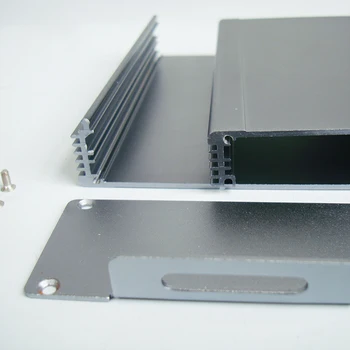 55PCS Aluminum Polje PCB Instrumenta Polje, DIY Elektronskih Projekta Primeru 91mm*37 mm*120mm 8253