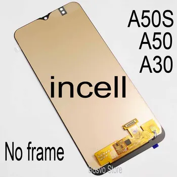 Debelo 5 kos/veliko Incell za Samsung A30 A50 A50S LCD zaslon A305 A305F/DS A505 A505F A507 A507F z dotik skupščine