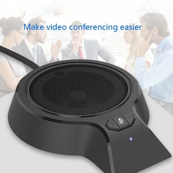 360-Stopinjski Mikrofon Video, Glasovni Klic USB Vsesmerni Mikrofon, Video Konferenčni Mikrofon Mikrofon spletnega prenosa
