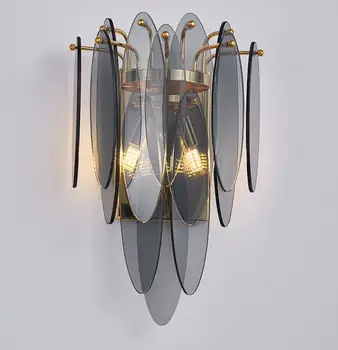 Nordijska postmoderni stenske svetilke v dnevni sobi luč luksuzni sodobno minimalistično ustvarjalne oltarja spalnica postelji svetilko