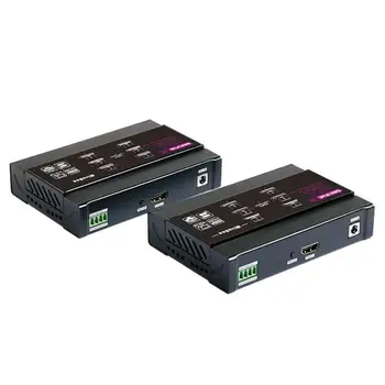 Mirabox HDMI KVM razširitveno napravo Extender 4K30HZ 4: 4: 4 Nad UTP IP podporo Gigabit POC mrežno Stikalo do 383ft Cat5e/6, HDMI Rec