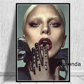 Pop Rock Pevec Star Plakat Lady Gaga Platno Slika Na Steni za Dnevni Sobi, Mansarda Deoration Wall Art brez okvirjev