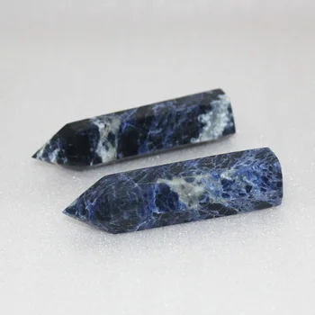 5-9 cm Sodalite Naravni Kristali Pokazal Kamen Obrti Parcelo, Minerali Gemstone Točk Ornament Reiki Energije Cristals Doma Dekor