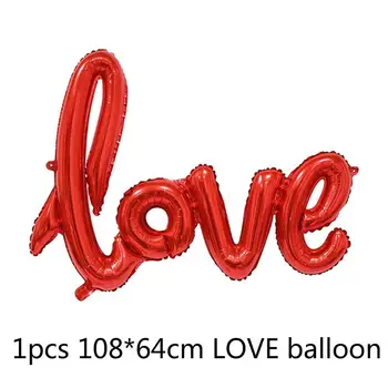 16pcs Poroko Ljubezensko Pismo Folija Balon 12 Inch Srce iz Lateksa Ballon Valentinovo, Obletnice, Rojstni dan, Novo Leto Stranka Dekoracijo